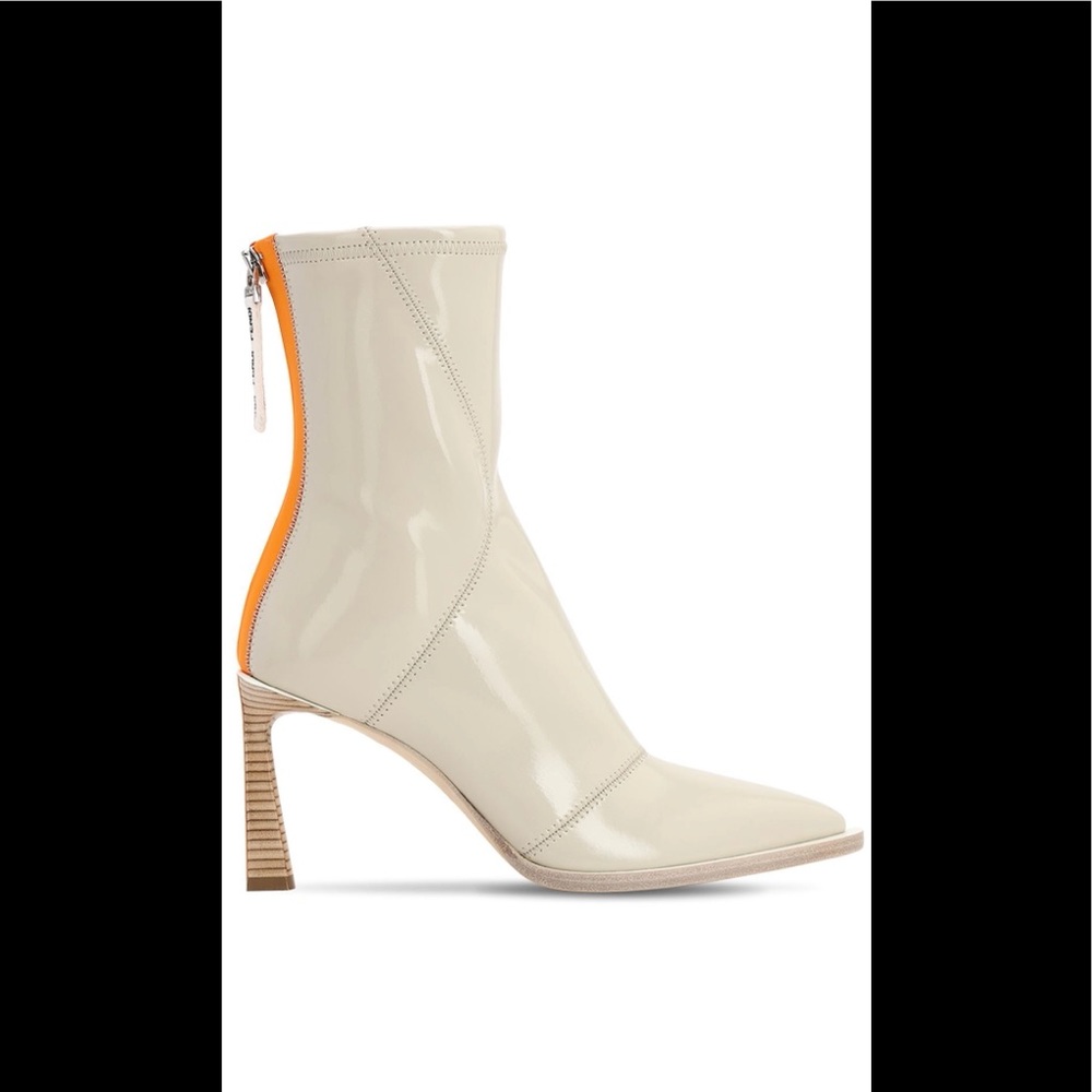 Authentic Fendi Fframe Structured Heel Ankle Boots - image 1